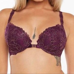 Savage x fenty “late night purple” push up lace bra